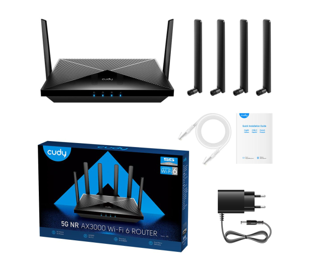 Cudy P5 (Wi-Fi 3000Mb/s a/b/g/n/ac/ax) 5G - 1110337 - zdjęcie 9